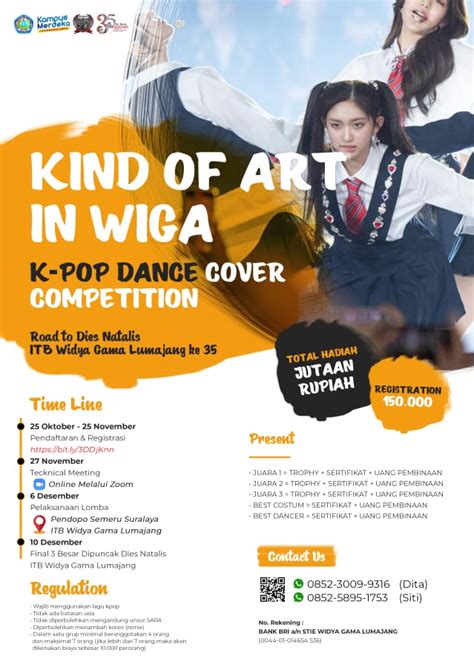 K Pop Dance Cover Competition Institut Teknologi Dan Bisnis Widya