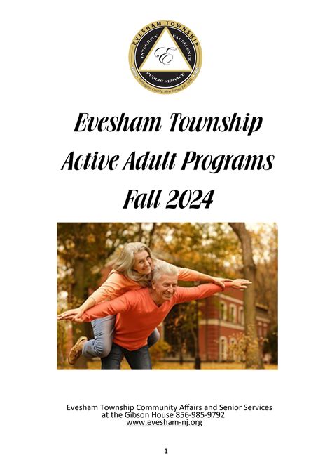 Evesham Township New Jersey Senior Programs