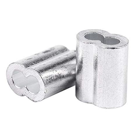 Electroprime Inch Wire Rope Aluminum Sleeves Clip Fittings Cable