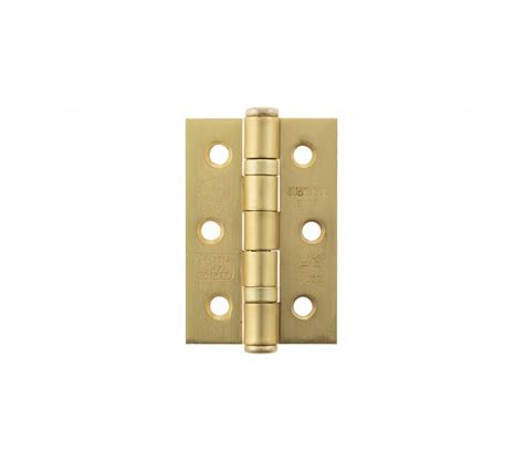 Atlantic Grade 7 Ball Bearing Hinges 76x51mm Satin Brass Pair Door Hinges From Handles 4