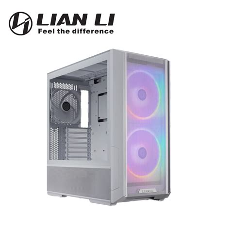 LIAN LI 聯力 LANCOOL 216 電腦機殼 ARGB ATX Mini ITX 玻璃側透 白色 PChome 24h購物