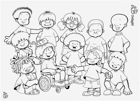Desenho Inclusão Para Colorir - Desenho De Inclusão Para Colorir - NAZAEDU