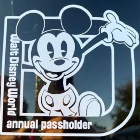 Annual Passholder Car Decals Etsy