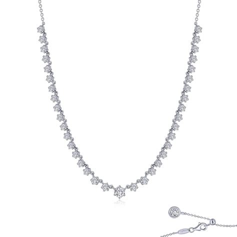 Graduated Silver Tennis Necklace – Wexford Jewelers