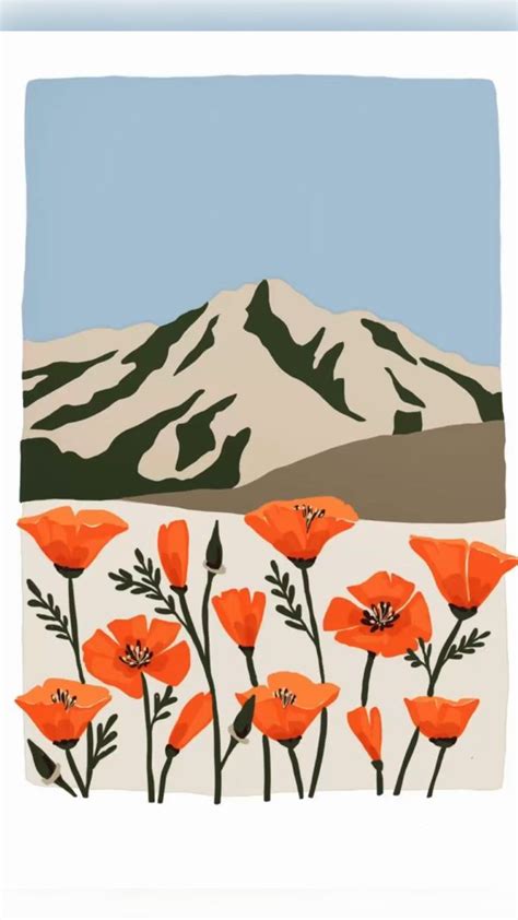 Poppy Flower Artwork