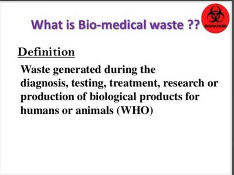 Biomedical Waste Management Powerpoint Slides Learnpick India