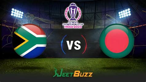 South Africa Vs Bangladesh Mens Cricket World Cup Match Prediction