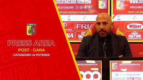 Press Area Mister Calabro Nel Post Gara Di Catanzaro Potenza YouTube