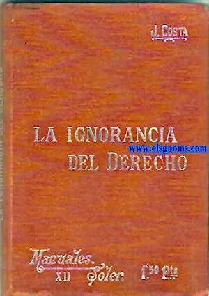 El problema de la ignorancia del derecho y su relación con el status