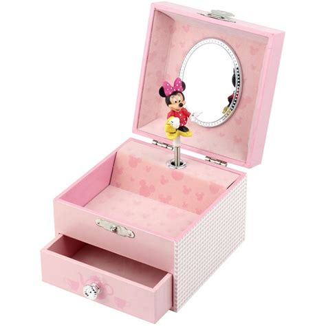 Boîte à bijoux musicale personnalisée Disney Minnie