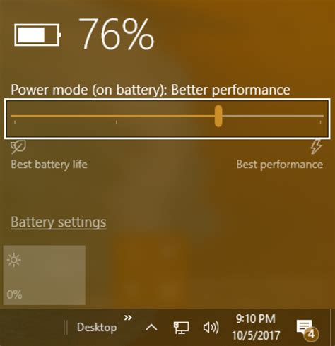 Restore Battery Icon on Windows 10 Taskbar?