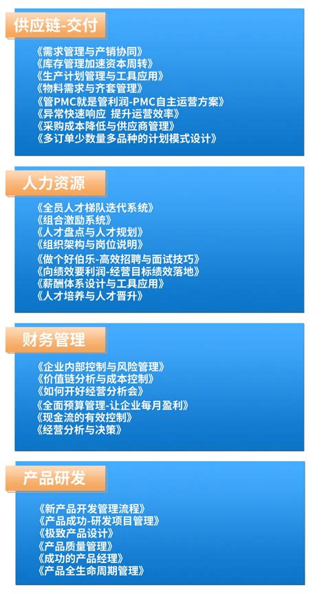 企业内训定制企业培训课程企业中高层管理训战中层领导力培训