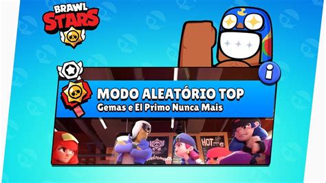 Est Sensacional Joguei O Novo Modo Aleatorio Do Brawl Stars Youtube