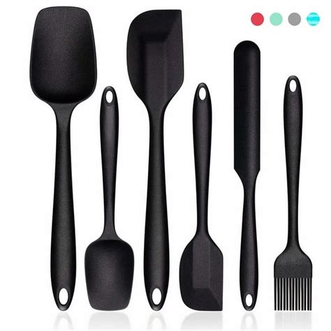 Silicone Spatula Set Ga Homefavor Heat Resistant Spatula One Piece