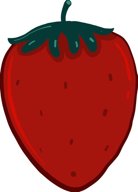 Fresh Strawberry Illustration Vector On White Background 13893723