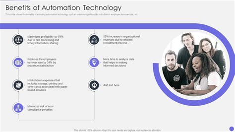 Optimizing Human Resource Workflow Processes Benefits Of Automation Technology Presentation