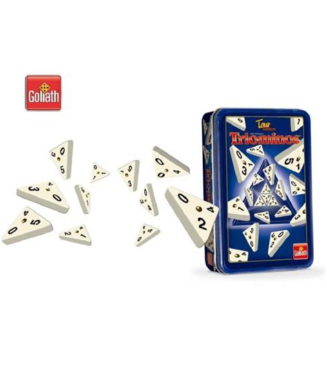 Triominos Tour Edition Con Caja Met Lica Travel De Goliath Juguetes Panre