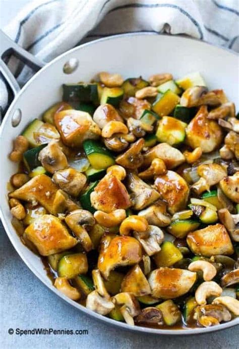 Cashew Chicken Stir Fry {take Out Recipe} Spend With Pennies