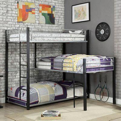 Three Person Bunk Bed – HOMYSTYLE