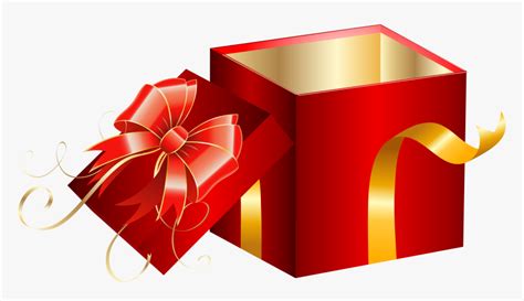 Open Present Box Clipart Images