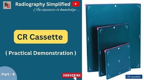 Practical Demonstration Of Computed Radiography Cassette L Radiography