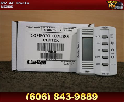 Rv Appliances Motorhome Duo Therm By Dometic Button Comfort Control