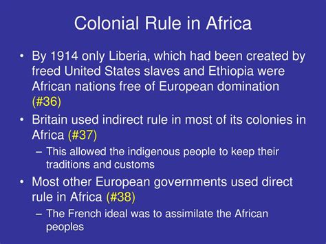 Colonial Rule Africa Ppt Download