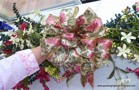 Floral Swag Bows Flower Arrangements Diy Wedding Arrangements