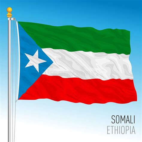 Somali Regional Flag, Republic of Ethiopia Stock Vector - Illustration ...