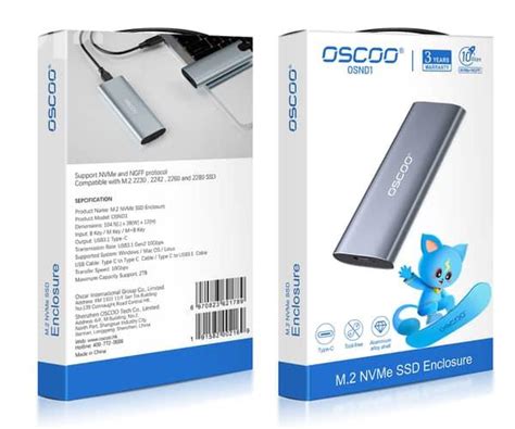 Oscoo M2 Nvme Case Enclosure Ssd Case Price In Pakistan Techglobepk