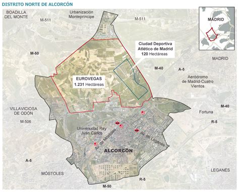 Mapa Guia De Alcorcón