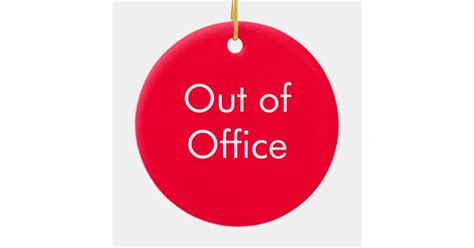 Out Of Office Sign Template