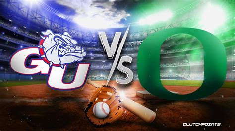 College Baseball Odds Gonzaga Oregon Prediction Pick How To Watch