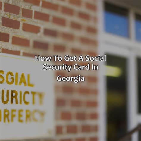 How To Get A Social Security Card In Georgia Retire Gen Z