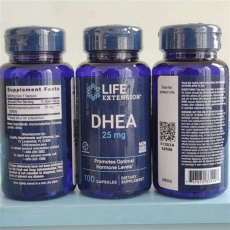 Jual Life Extension Dhea 25 Mg 100 Capsules Lifeextension Dhea 25mg