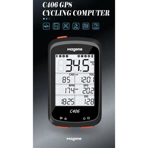 Compteur Vélo GPS Ordinateur de vélo avec Support Ordinateur de vélo