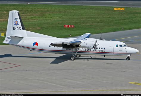 U 05 Royal Netherlands Air Force Fokker 50 120 F27 Mark 0502 Photo By