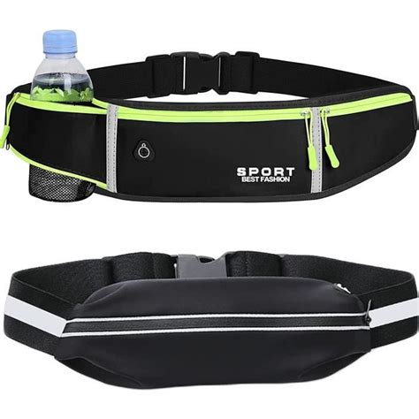 Widream 2 Pcs Ceinture De CourseCeinture De Course Avec GourdeSac