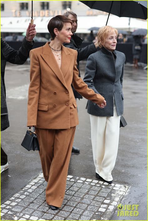 Sarah Paulson And Holland Taylor Couple Up In Paris For Fendis Fashion