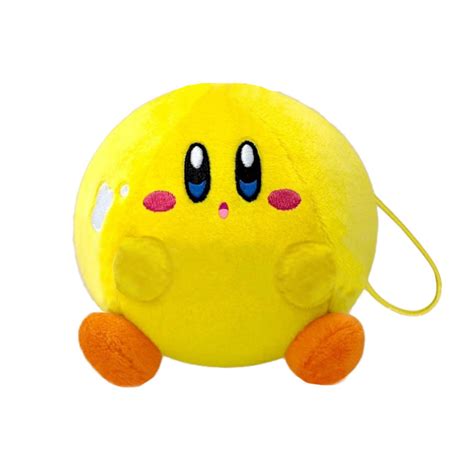 Mini Round Plush Yellow Ver. Kirby - Meccha Japan