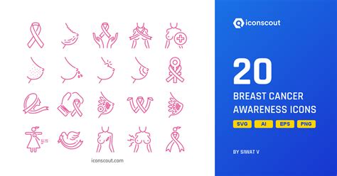 Breast Cancer Awareness Icon Pack 20 Free Download Healthcare And Medical Icons Iconscout