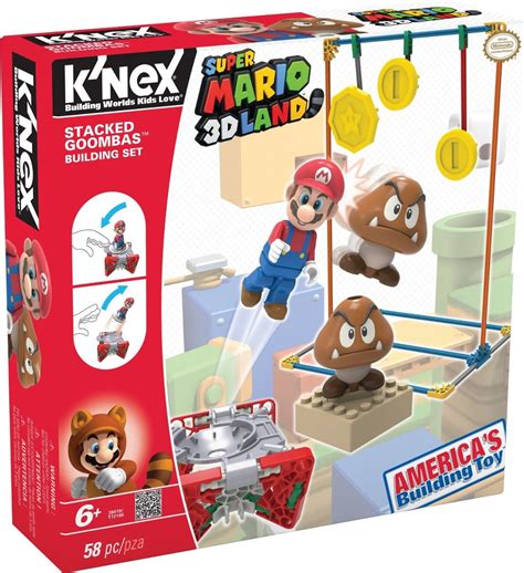 K Nex Nintendo Super Mario D Land Stacked Goombas En