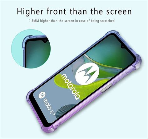 For Motorola Moto E13 Case Slim Clear Shockproof Phone Cover Screen Protector Ebay