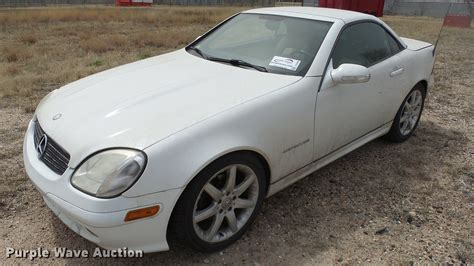 2001 Mercedes Benz Slk230 Kompressor Convertible In Hutchinson Ks Item Dc3060 Sold Purple Wave