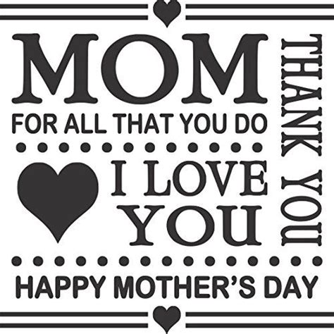 Apollos Products Mom For All That You Do Thank You I Love You Happy