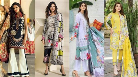 Stunning And Stylish Lawn Dresses Lawn Dresses Design Youtube