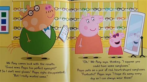 Peppa Pig Peppa S First Glasses Read Aloud Youtube