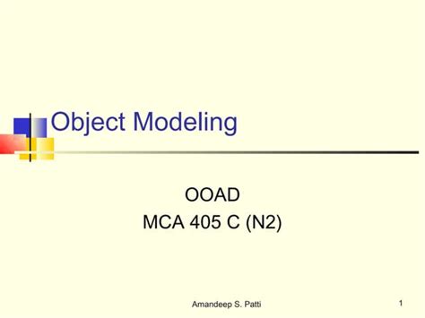object modeling