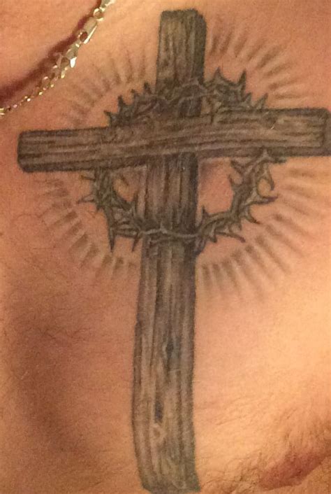 Cross With Crown Of Thorns Web Tattoo Tattoo Set Heart Tattoo Thorn