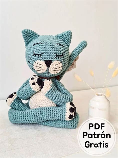 Gato Amigurumi Yoga Pdf Patron Gratis